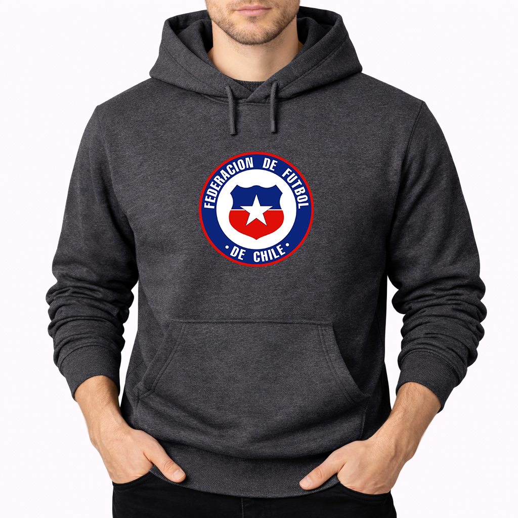 Men's Chile National Soccer Team  Pullover Hoodie