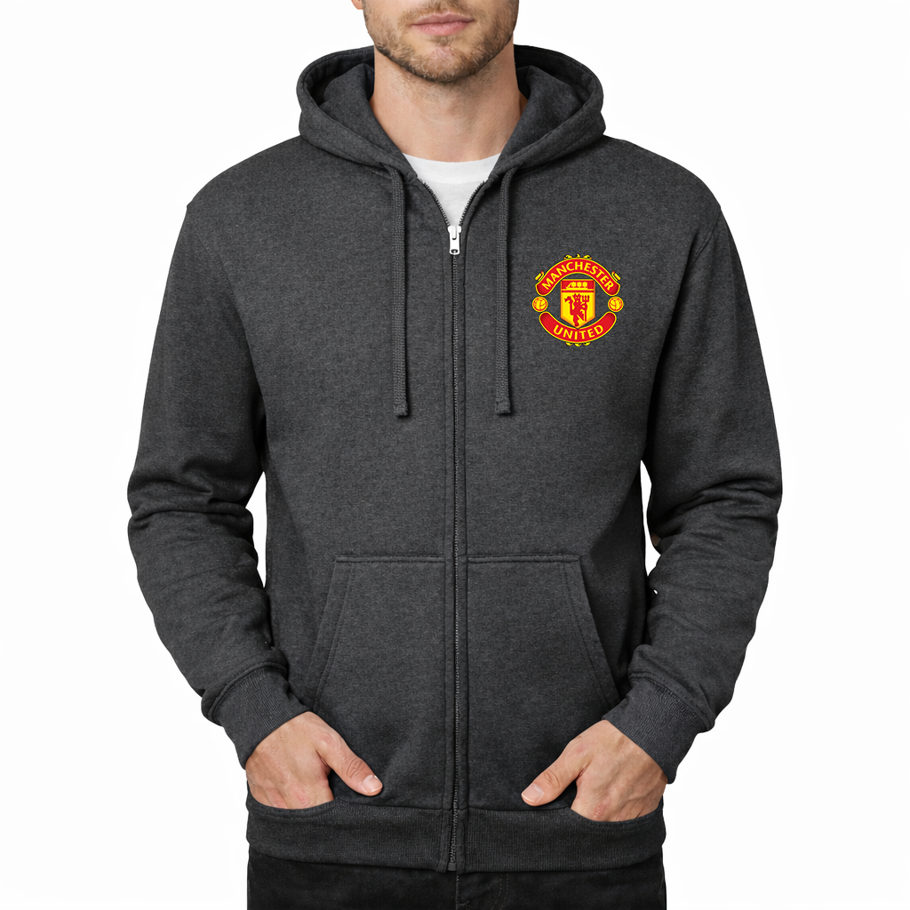 Men’s Manchester United Soccer Zipper Hoodie
