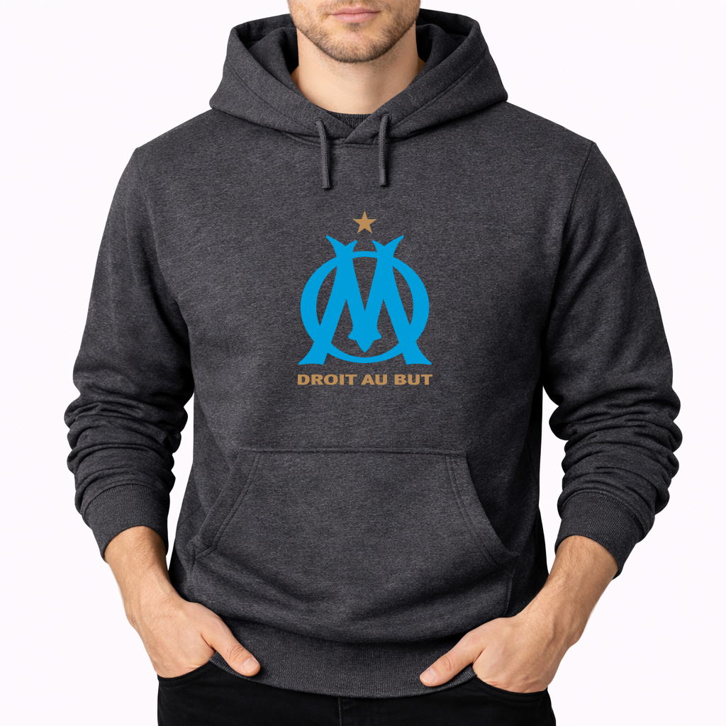 Men's Olympique de Marseille FC Pullover Hoodie
