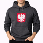 Men's Poland National Soccer Team Pullover Hoodie