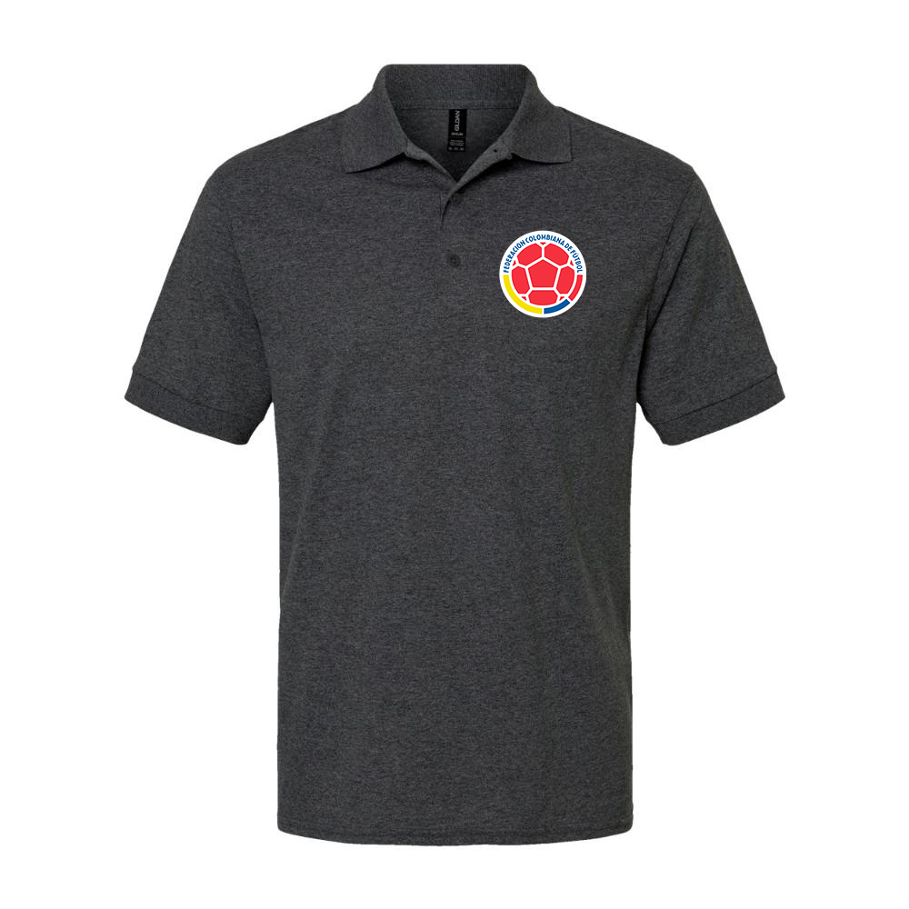 Men's Colombia National Soccer Team Dry Blend Polo