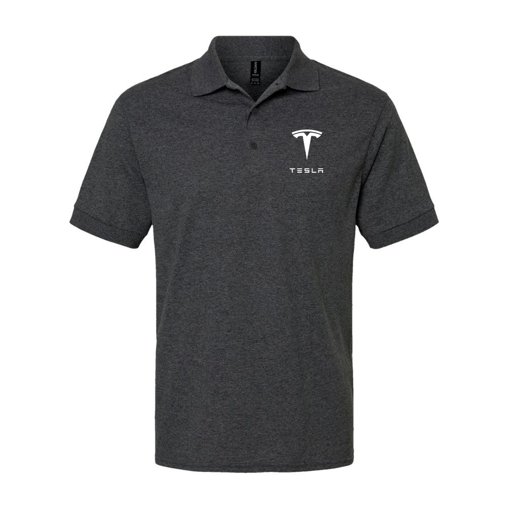 Men’s Tesla Motorsports Car Dry Blend Polo
