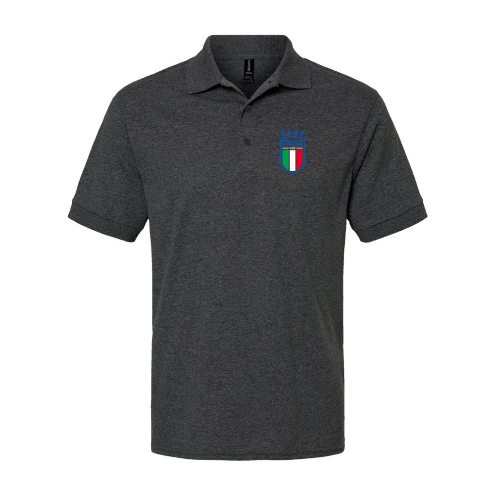 Men's Italy National Soccer Dry Blend Polo