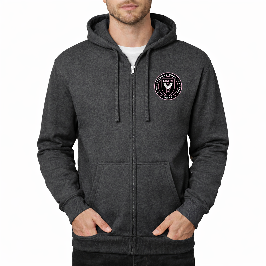 Men's Inter Miami FC Zipper Hoodie