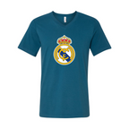 Men’s Real Madrid Soccer  - BELLA + CANVAS - Jersey V-Neck Tee - 3005