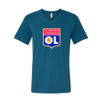 Men’s Olympique Lyonnais FC - BELLA + CANVAS - Jersey V-Neck Tee - 3005
