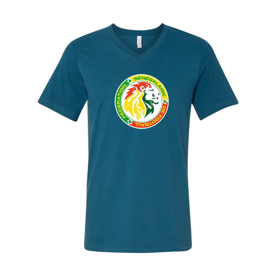 Men’s  Senegal National Soccer Team copy - BELLA + CANVAS - Jersey V-Neck Tee - 3005