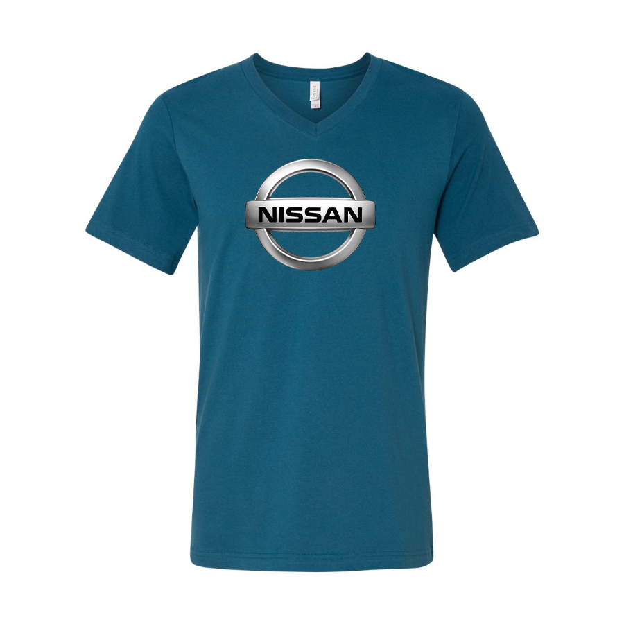 Men’s Nissan Car - BELLA + CANVAS - Jersey V-Neck Tee - 3005