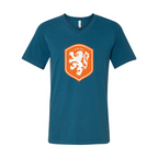 Men’s  Netherlands National Soccer Team  - BELLA + CANVAS - Jersey V-Neck Tee - 3005