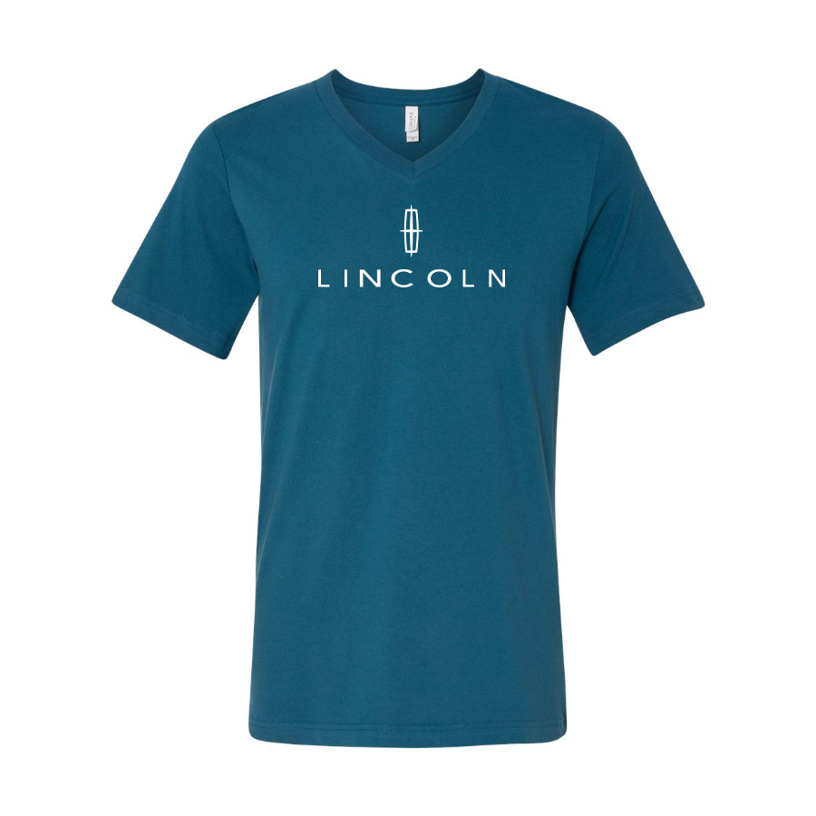 Men’s Lincoln Car - BELLA + CANVAS - Jersey V-Neck Tee - 3005