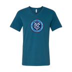 Men’s  New York City FC  - BELLA + CANVAS - Jersey V-Neck Tee - 3005