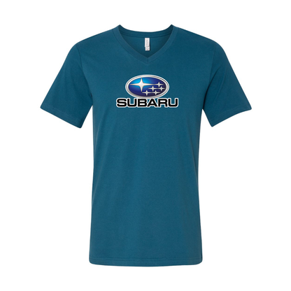 Men’s Subaru Car - BELLA + CANVAS - Jersey V-Neck Tee - 3005