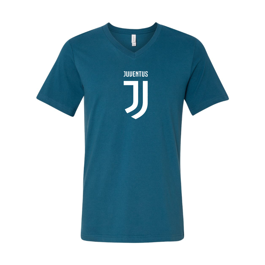 Men’s Juventus Soccer  - BELLA + CANVAS - Jersey V-Neck Tee - 3005