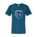 Men’s Sporting Kansas City FC - BELLA + CANVAS - Jersey V-Neck Tee - 3005