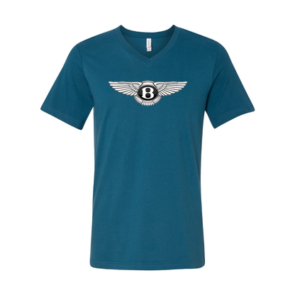 Men’s Bentley Car - BELLA + CANVAS - Jersey V-Neck Tee - 3005