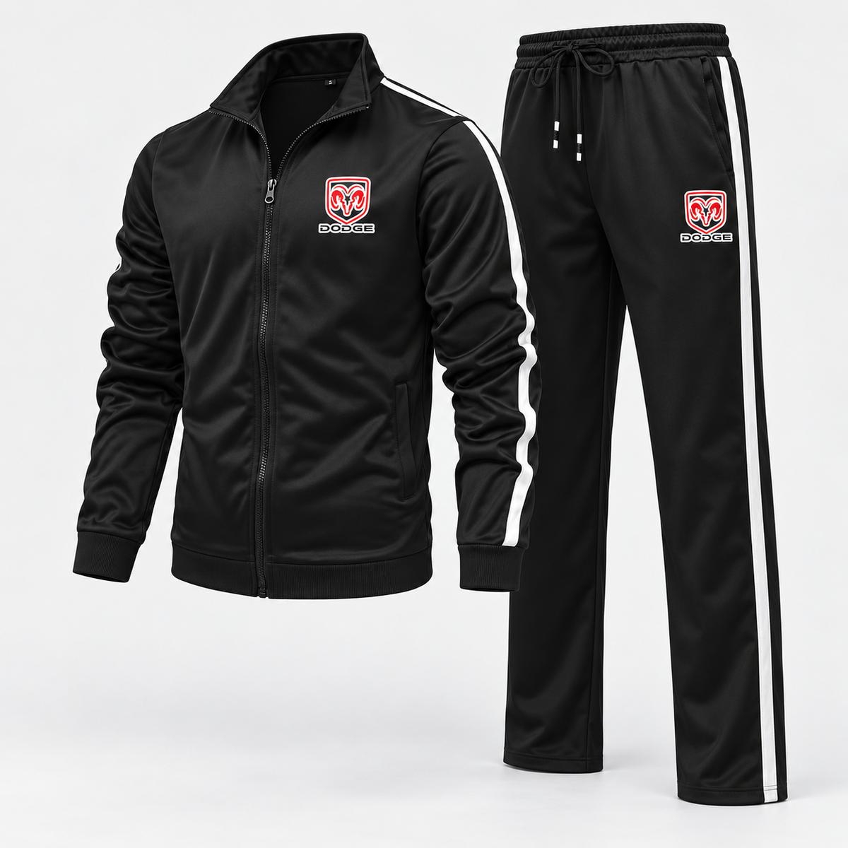 Men's Dodge Car Dri-Fit TrackSuit | Color: Black | Image 2