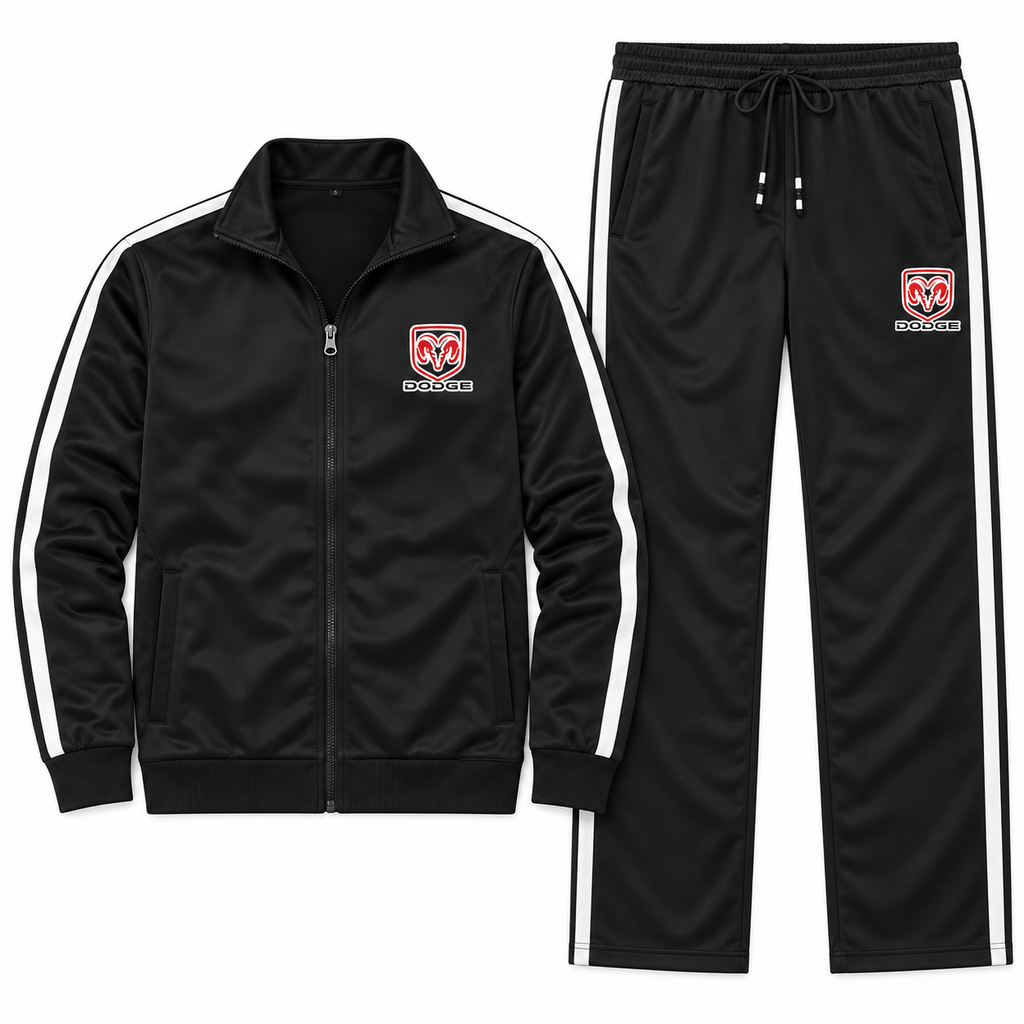 Men's Dodge Car Dri-Fit TrackSuit | Color: Black | Image 5