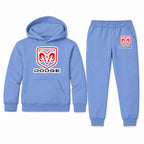 Dodge youth hoodie jogger set, Carolina Blue, Youth Large ages 10–12