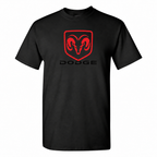 Dodge cotton T-shirt Black front