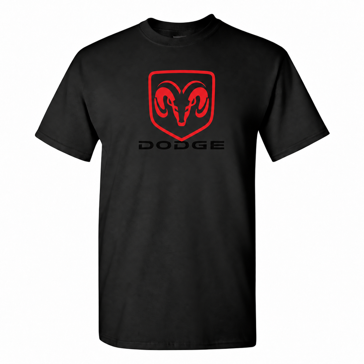 Dodge cotton T-shirt Black front