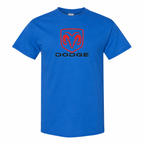 Dodge cotton T-shirt Blue front