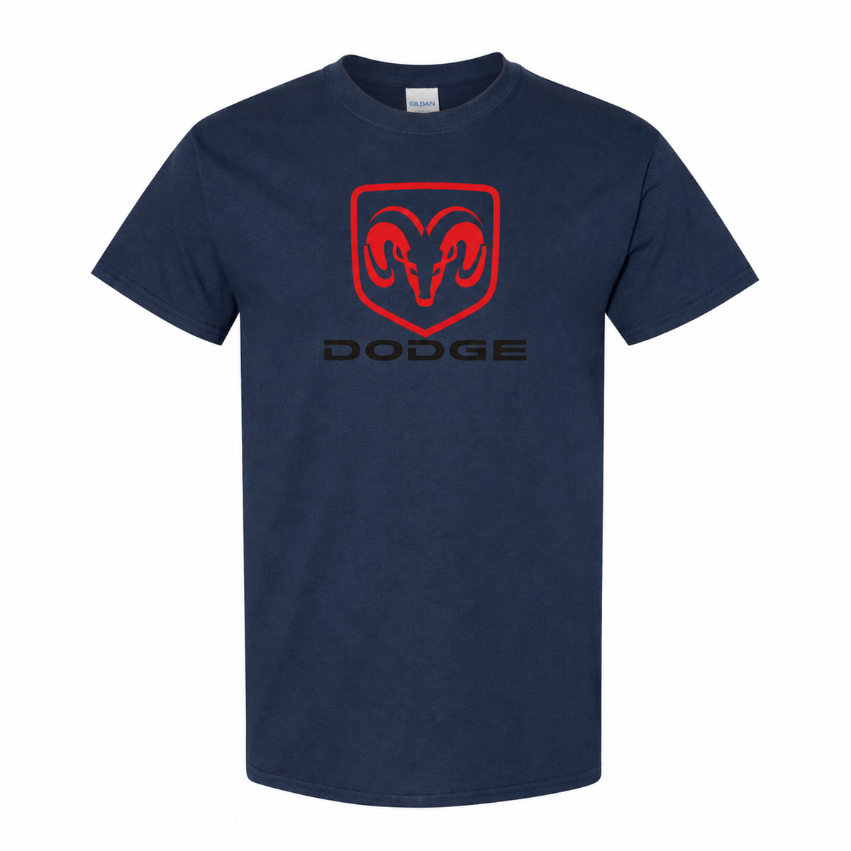 Dodge cotton T-shirt Navy front