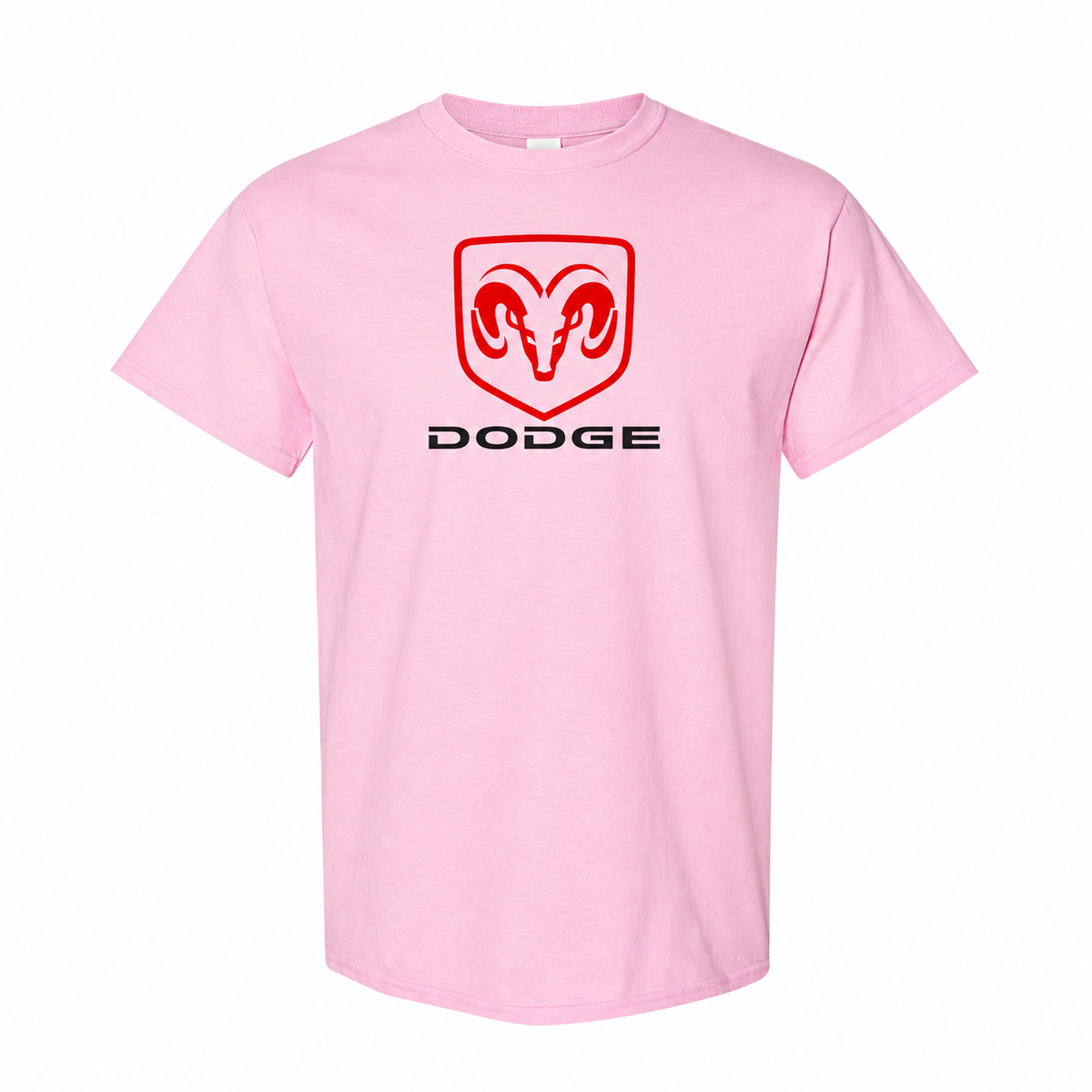 Dodge cotton T-shirt Pink front