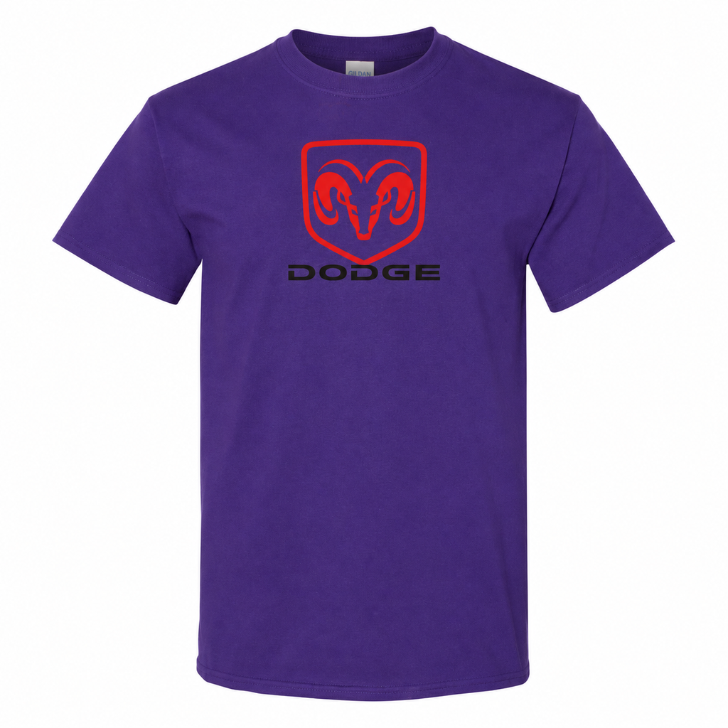 Dodge cotton T-shirt Purple front