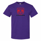 Dodge cotton T-shirt Purple front