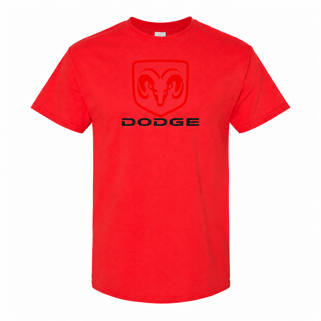 Dodge cotton T-shirt Red front