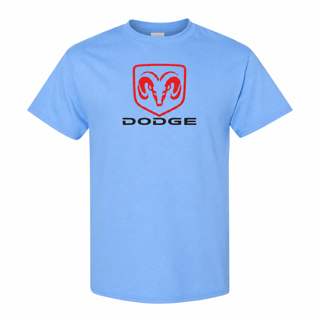 Dodge cotton T-shirt Sky Blue front