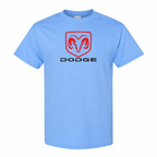 Dodge cotton T-shirt Sky Blue front