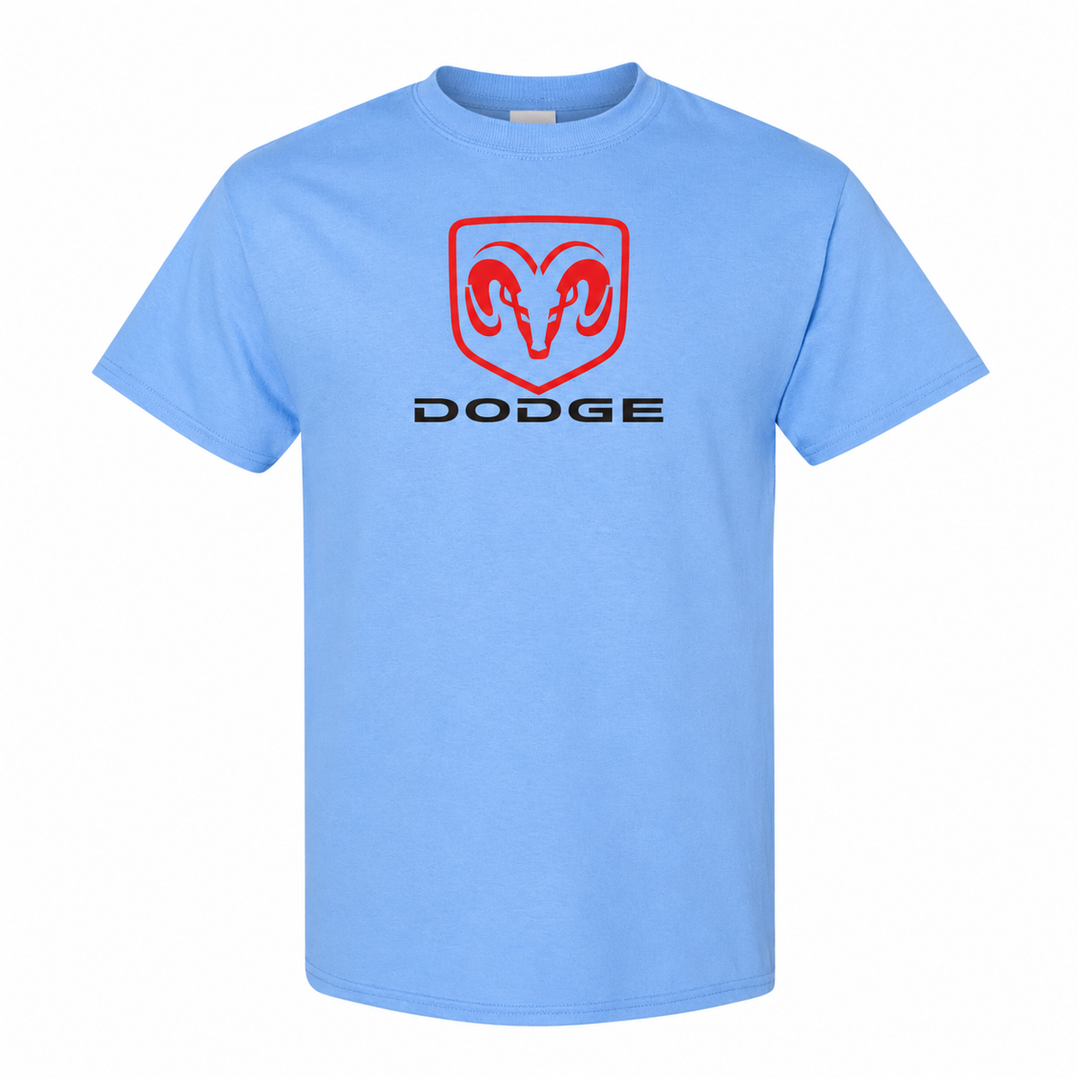 Dodge cotton T-shirt Sky Blue front