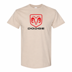 Dodge cotton T-shirt Tan front