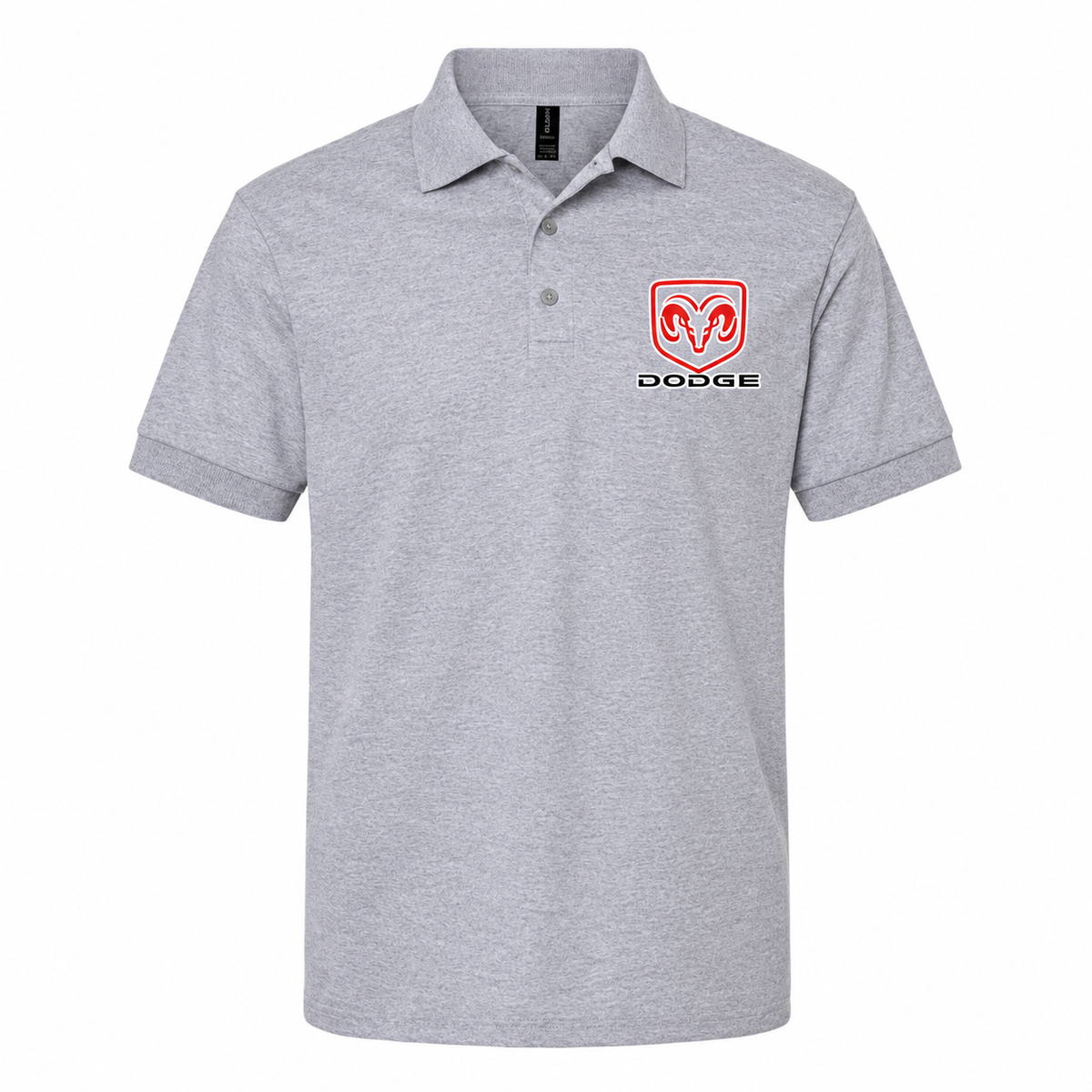 Men's Dodge Dry Blend Polo — Grey — clean front main