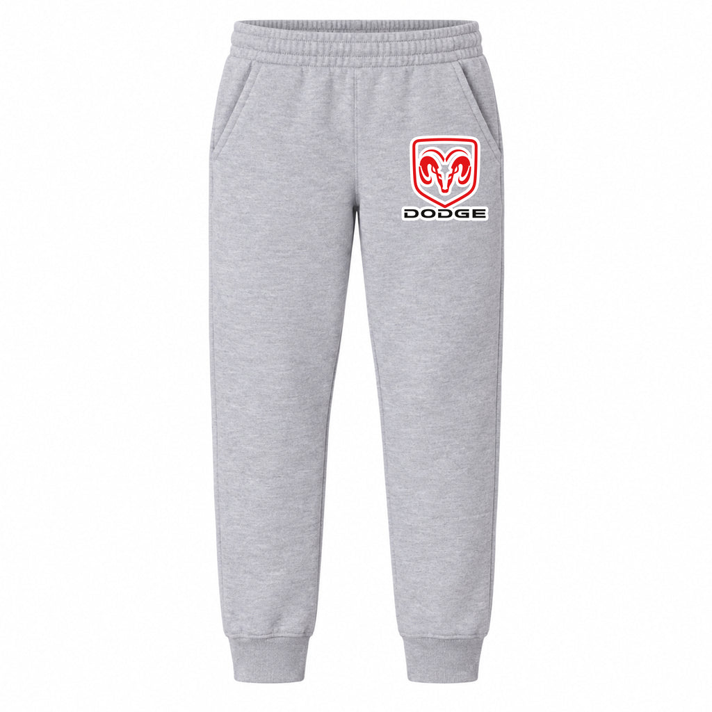 Dodge youth jogger sweatpants in Grey, Youth Large ages 10–12