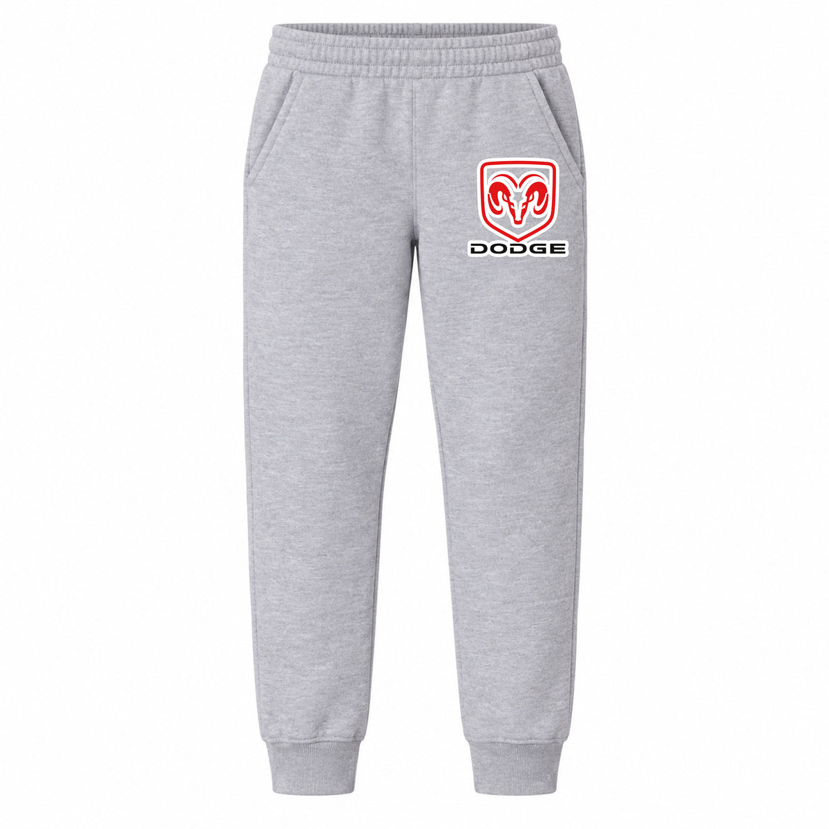 Dodge youth jogger sweatpants in Grey, Youth Large ages 10–12