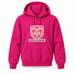Dodge - Youth Large Hoodie (Ages 10–12) | Color: Hot Pink