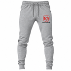 Dodge joggers Grey front left thigh heat transfer