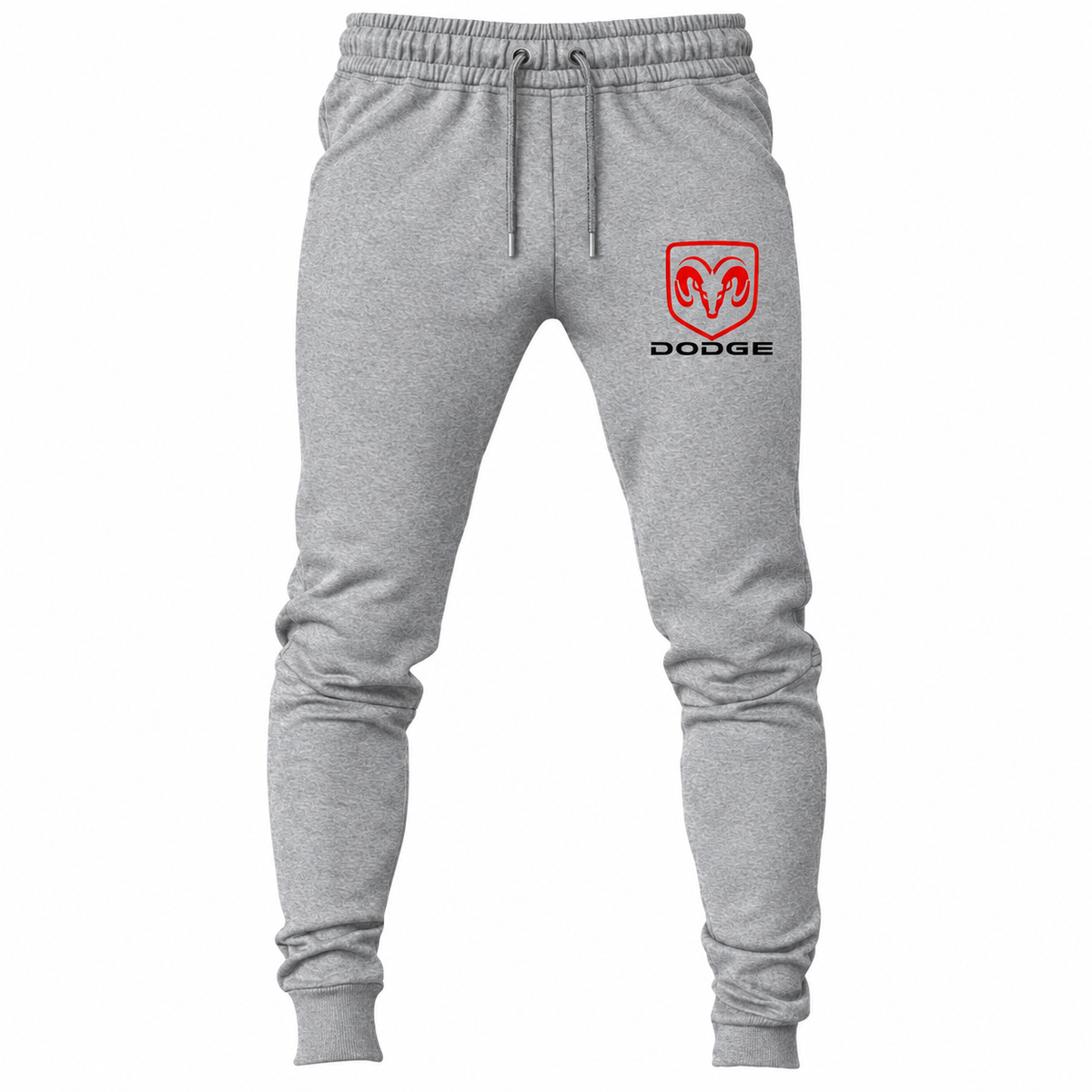 Dodge joggers Grey front left thigh heat transfer