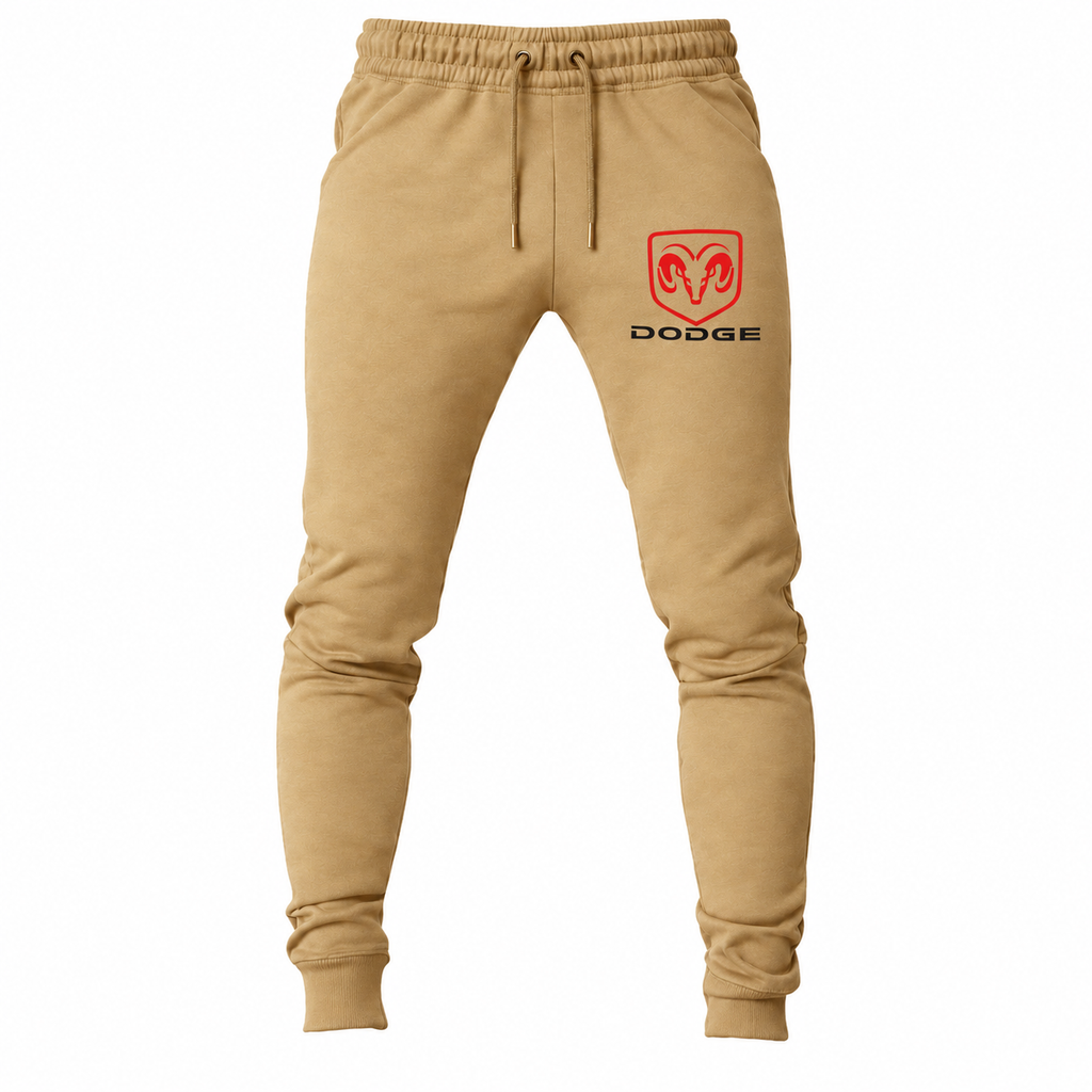 Dodge joggers Khaki front left thigh heat transfer