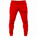 Dodge joggers Red front left thigh heat transfer