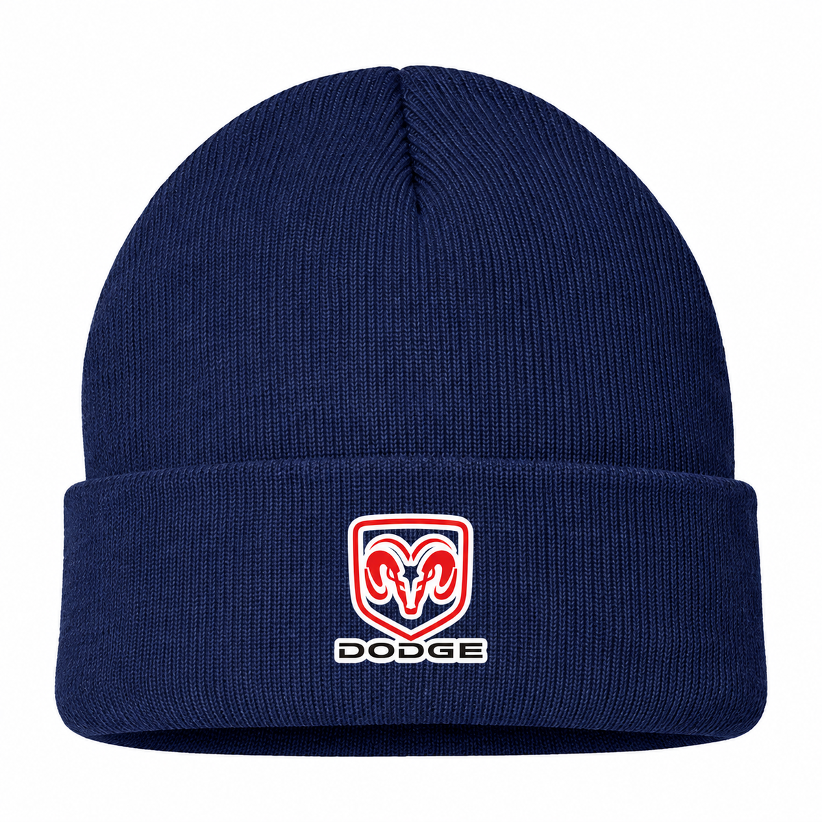 Men's Dodge Beanie Hat — Navy — clean front main