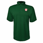 Dodge polyester polo — Forest Green — source logo on left chest