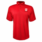 Dodge polyester polo — Red — source logo on left chest