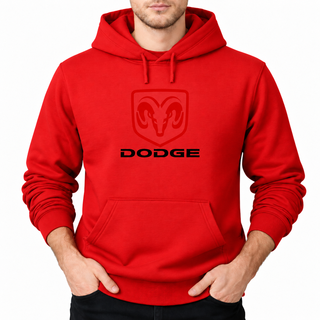 Dodge Red pullover hoodie front main