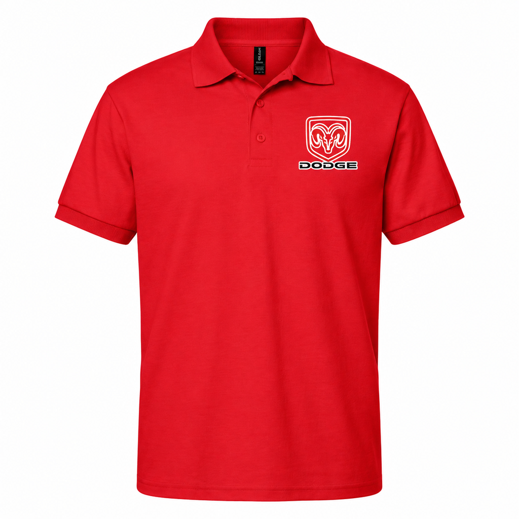 Men's Dodge Dry Blend Polo — Red — clean front main