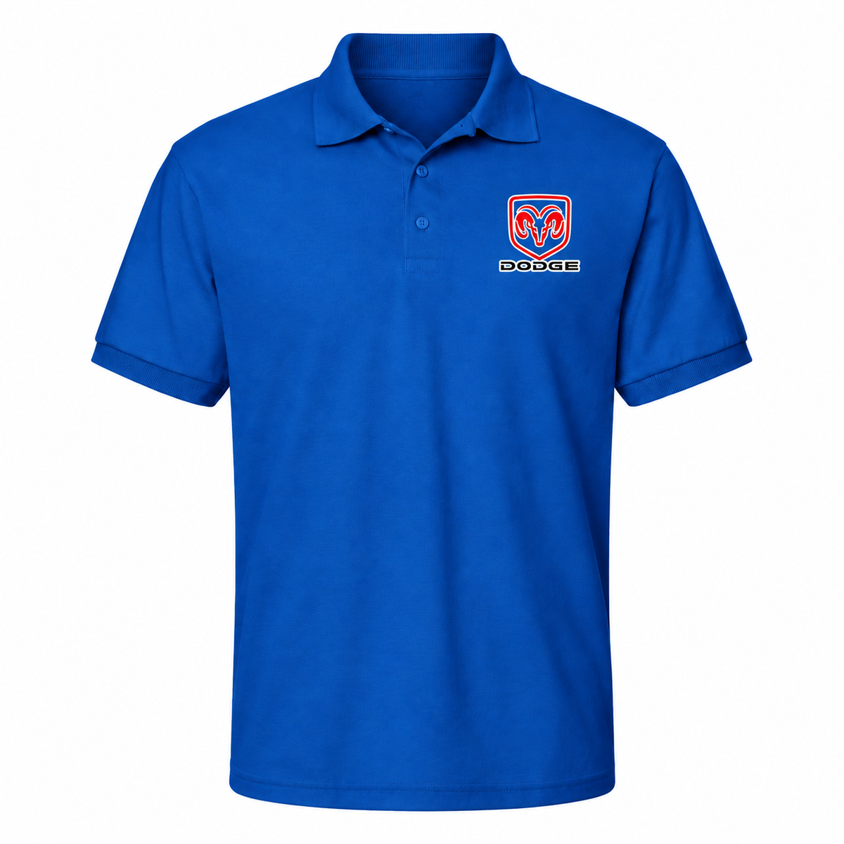 Men's Dodge Dry Blend Polo — Royal Blue — clean front main