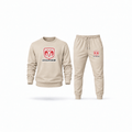 Men's Dodge Sweatshirt Joggers Set | Color: Tan | Main