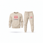 Men's Dodge Sweatshirt Joggers Set | Color: Tan | Main